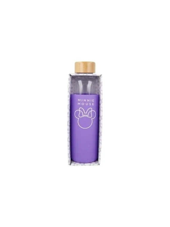 Botella de Cristal Disney Minnie Mouse (585ml) de Stor en Tazas - Vasos | La Cueva Roja
