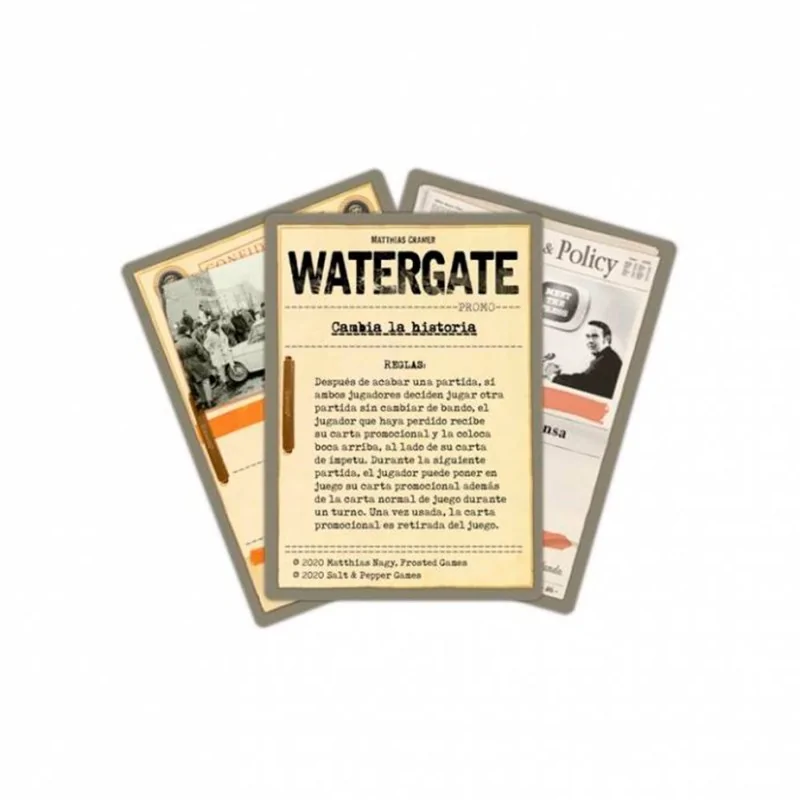 Watergate Segunda Edición de Salt and Pepper Games en Juegos de Tablero | La Cueva Roja