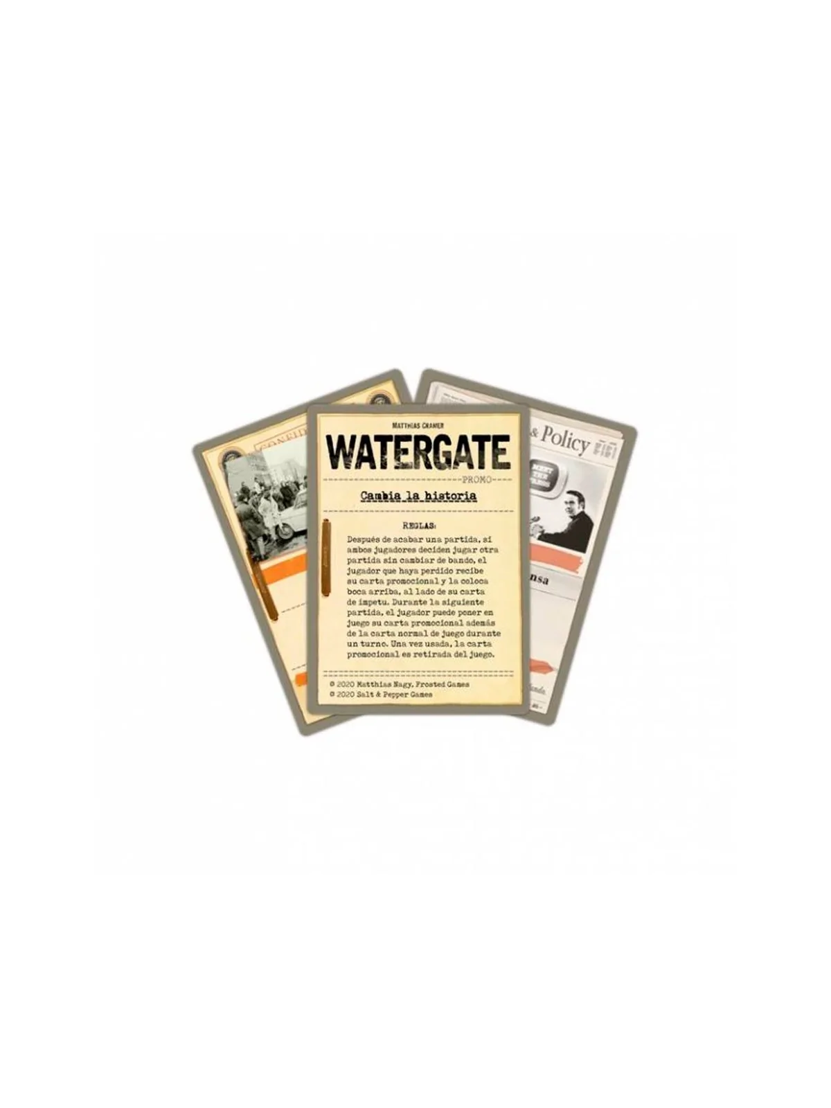 Watergate Segunda Edición de Salt and Pepper Games en Juegos de Tablero | La Cueva Roja