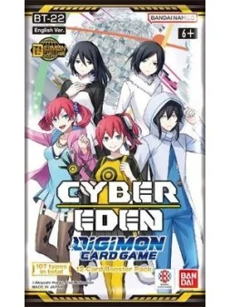 Sobre Digimon Card Game: Cyber Eden BT22 Booster (1) de Bandai en Digimon Card Game | La Cueva Roja