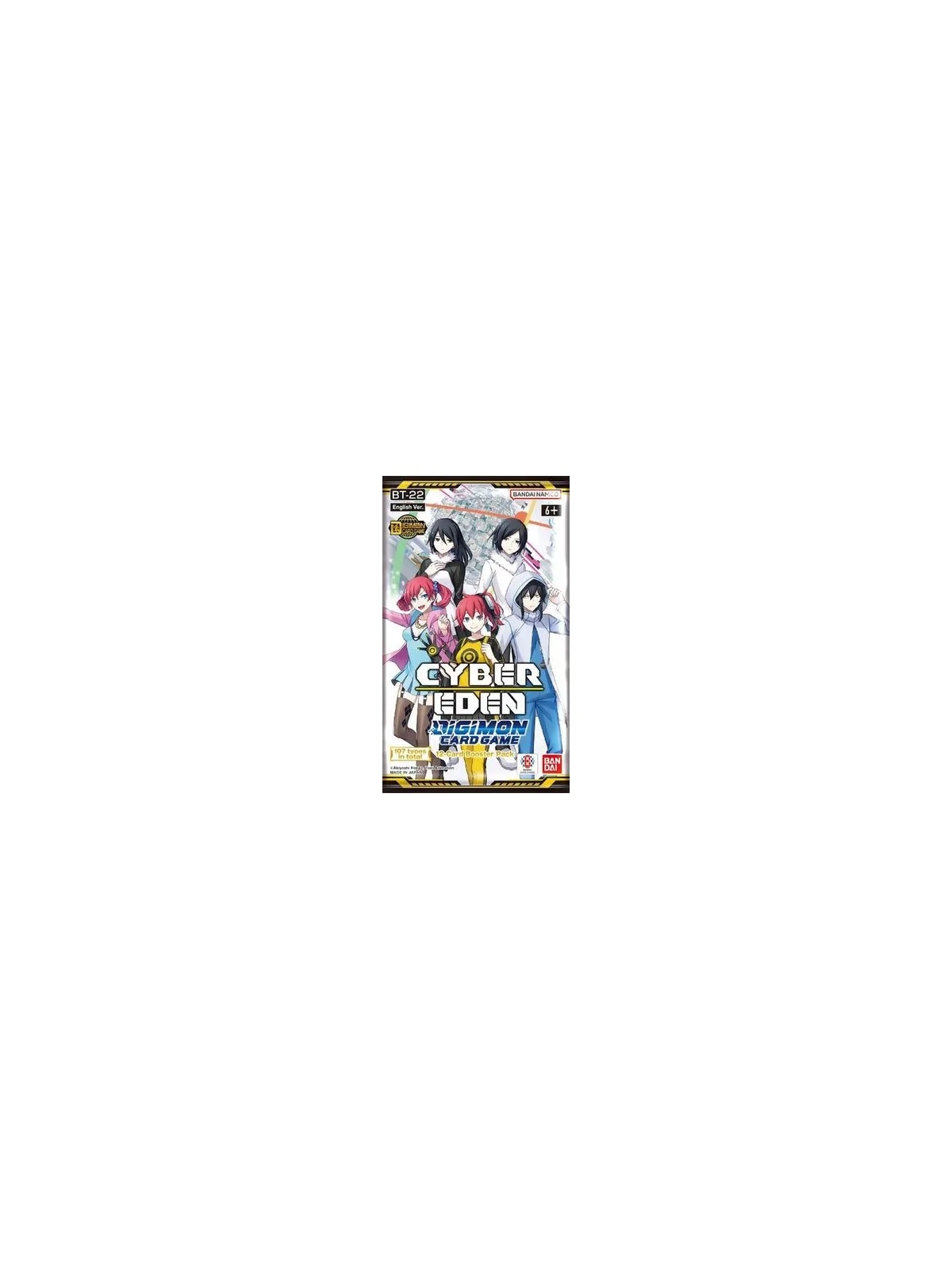 Sobre Digimon Card Game: Cyber Eden BT22 Booster (1) de Bandai en Digimon Card Game | La Cueva Roja