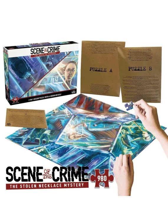 Puzzle Escena del Crimen la Casa de los Espejos de Tranjis Games en Juegos de Tablero | La Cueva Roja