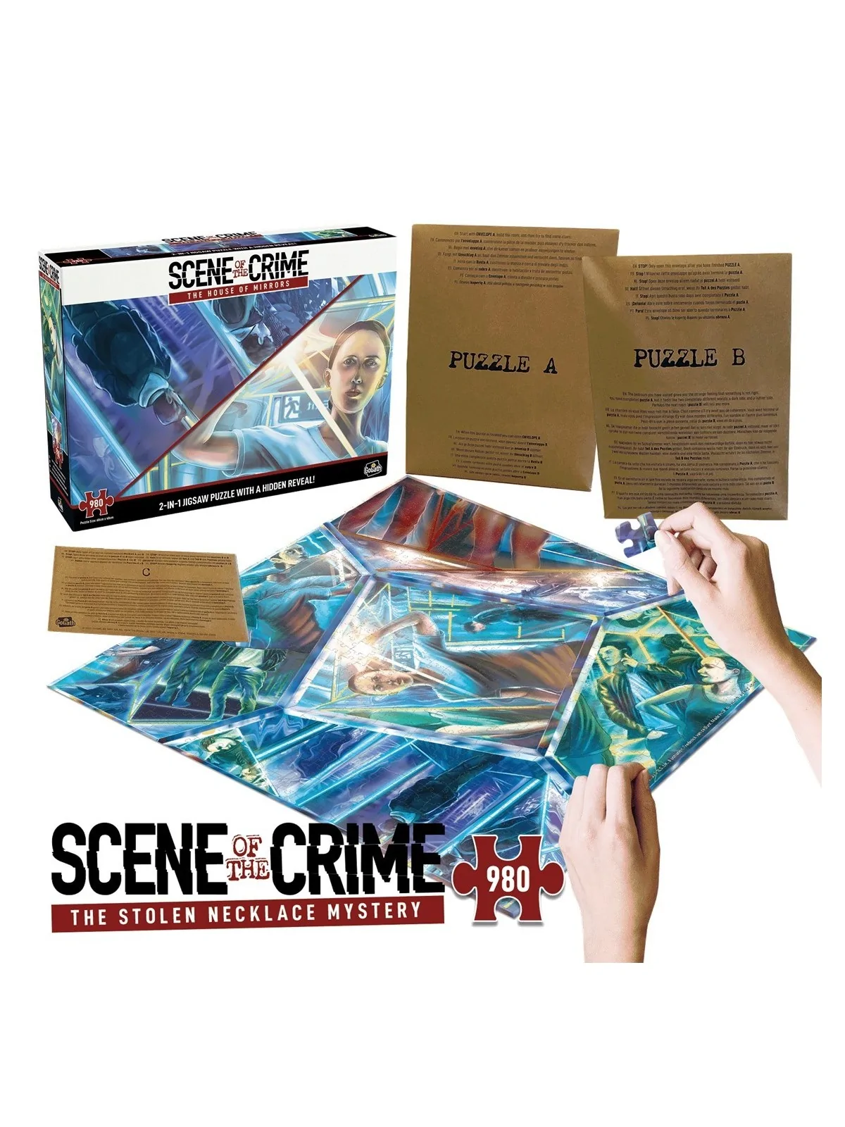Puzzle Escena del Crimen la Casa de los Espejos de Tranjis Games en Juegos de Tablero | La Cueva Roja
