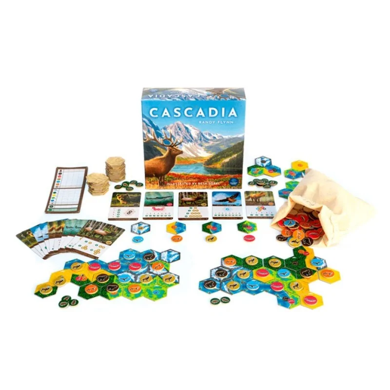 Cascadia de Delirium Games en Juegos de Tablero | La Cueva Roja