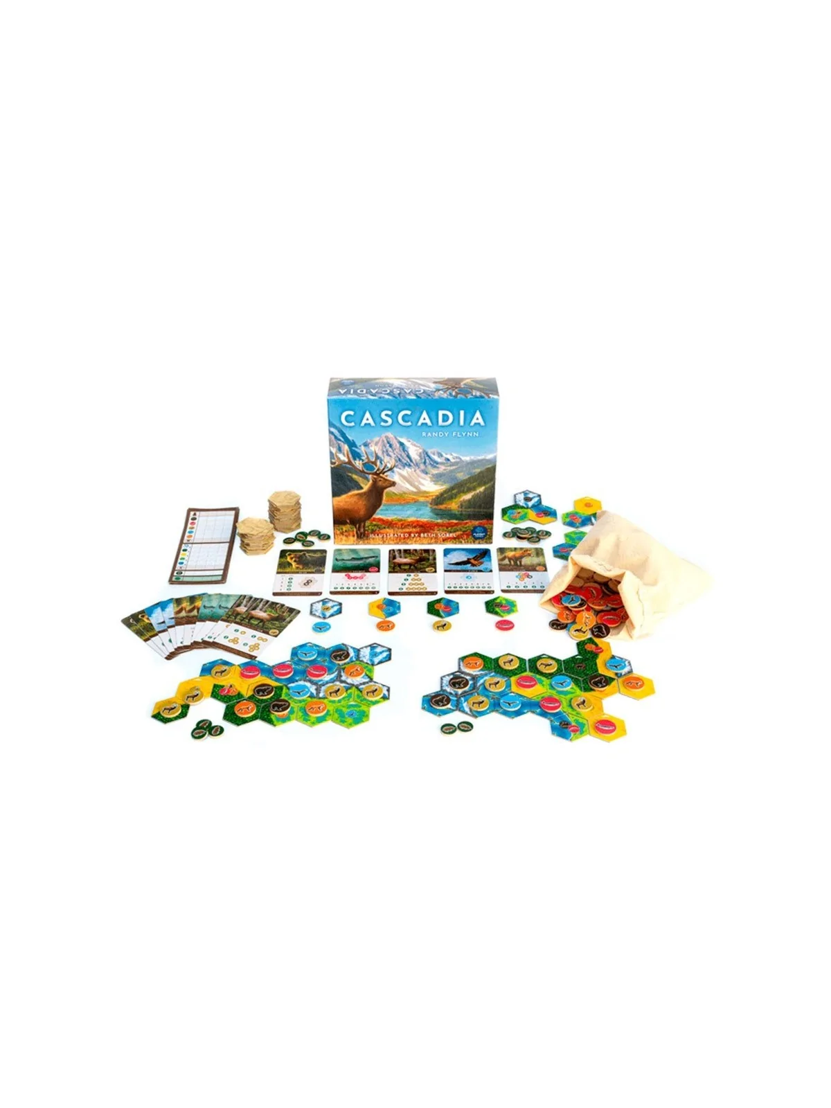 Cascadia de Delirium Games en Juegos de Tablero | La Cueva Roja