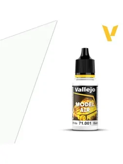 Blanco Model Air Vallejo 18ml (71001) de Vallejo en Model Air | La Cueva Roja