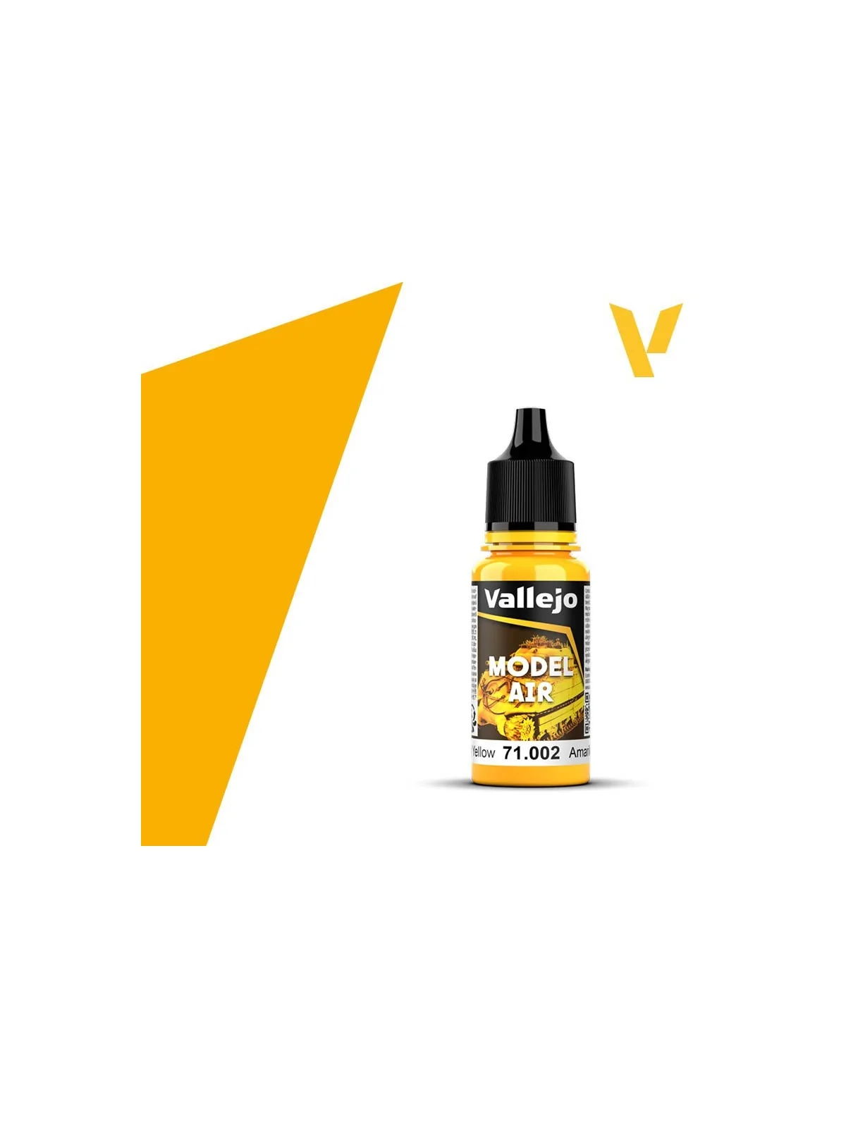 Amarillo Medio Model Air Vallejo 18ml (71002) de Vallejo en Model Air | La Cueva Roja