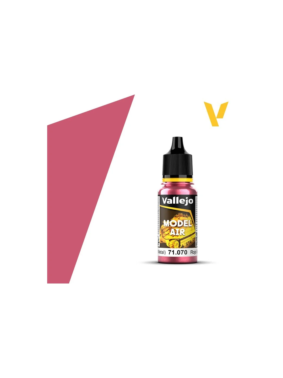 Rojo Señal Model Air Vallejo 18ml (71070) de Vallejo en Model Air | La Cueva Roja