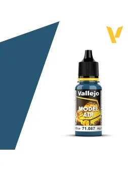 Azul Acero Model Air Vallejo 18ml (71087) de Vallejo en Model Air | La Cueva Roja