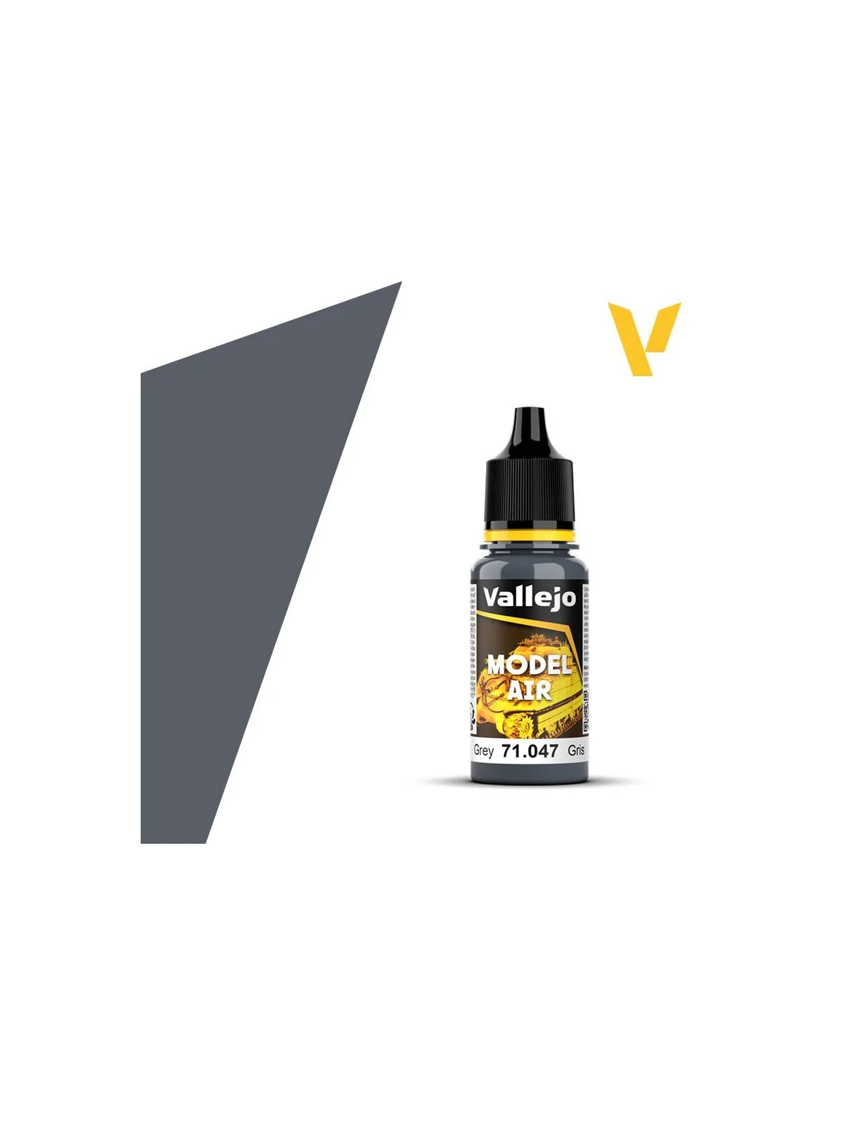 Gris Model Air Vallejo 18ml (71047) de Vallejo en Model Air | La Cueva Roja