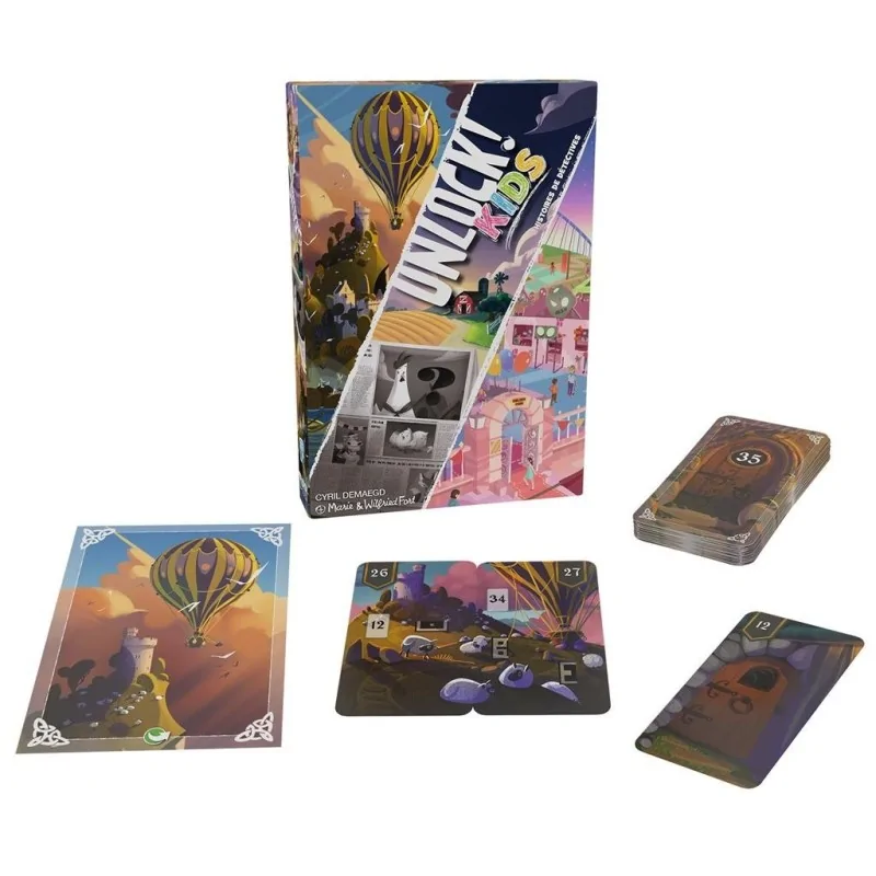 Unlock! Kids: Detective Stories de Space Cowboys en Juegos de Tablero | La Cueva Roja