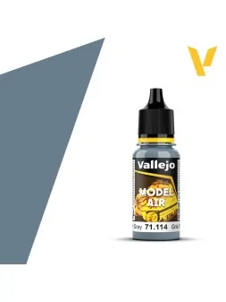 Gris Medio Model Air Vallejo 18ml (71114) de Vallejo en Model Air | La Cueva Roja