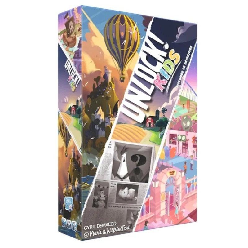 Unlock! Kids: Detective Stories de Space Cowboys en Juegos de Tablero | La Cueva Roja