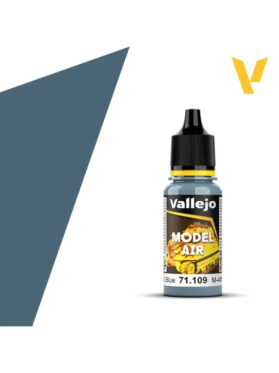 M-485 Blue Gray Model Air Vallejo 18ml (71109) de Vallejo en Model Air | La Cueva Roja