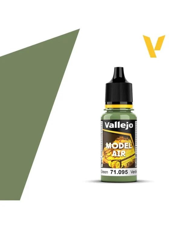 Verde Pálido Model Air Vallejo 18ml (71095) de Vallejo en Model Air | La Cueva Roja