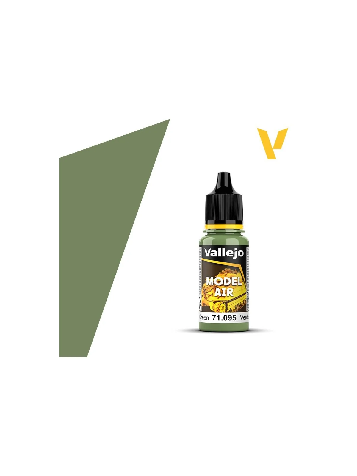 Verde Pálido Model Air Vallejo 18ml (71095) de Vallejo en Model Air | La Cueva Roja