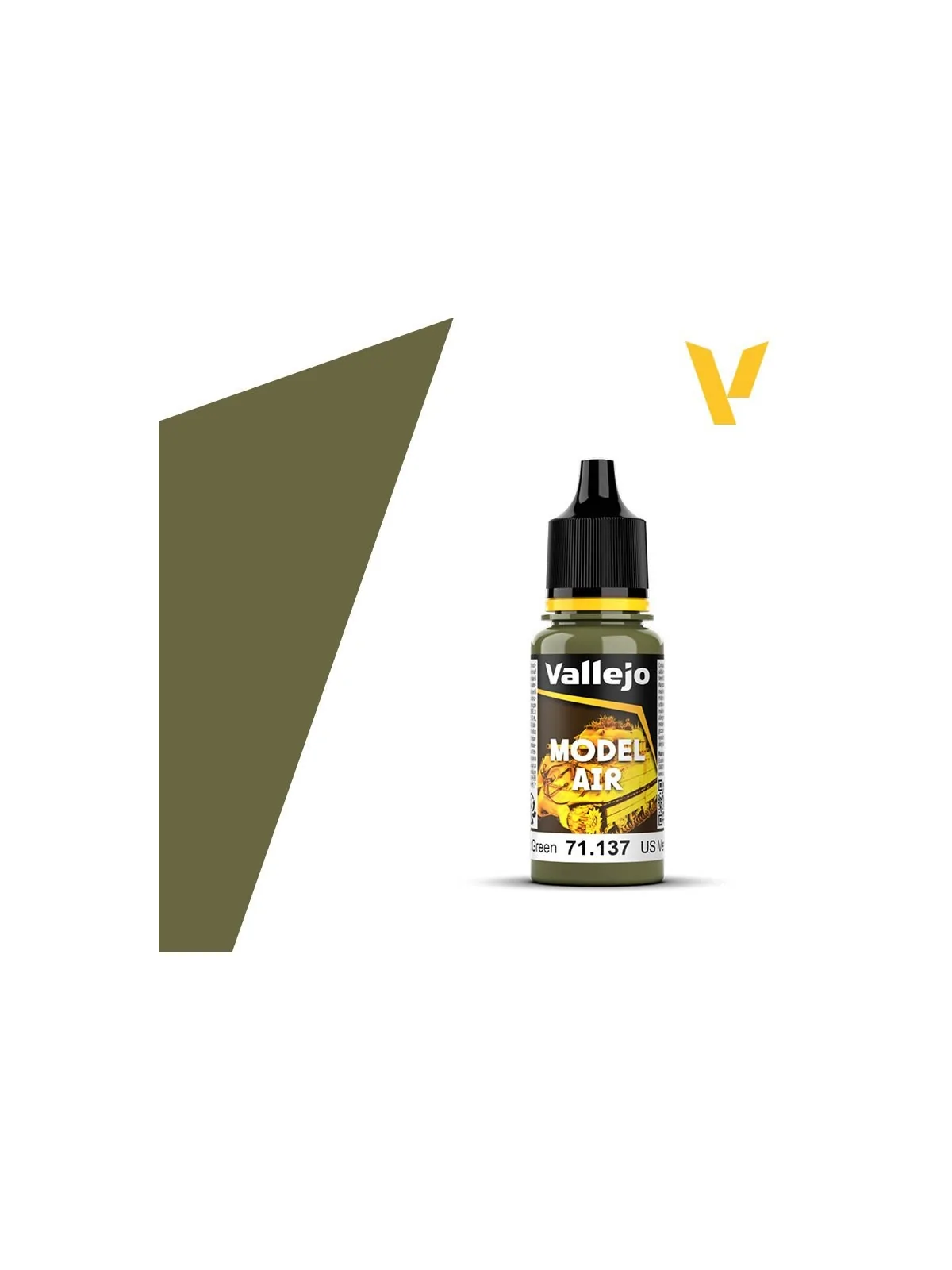 US Verde Claro Model Air Vallejo 18ml (71137) de Vallejo en Model Air | La Cueva Roja