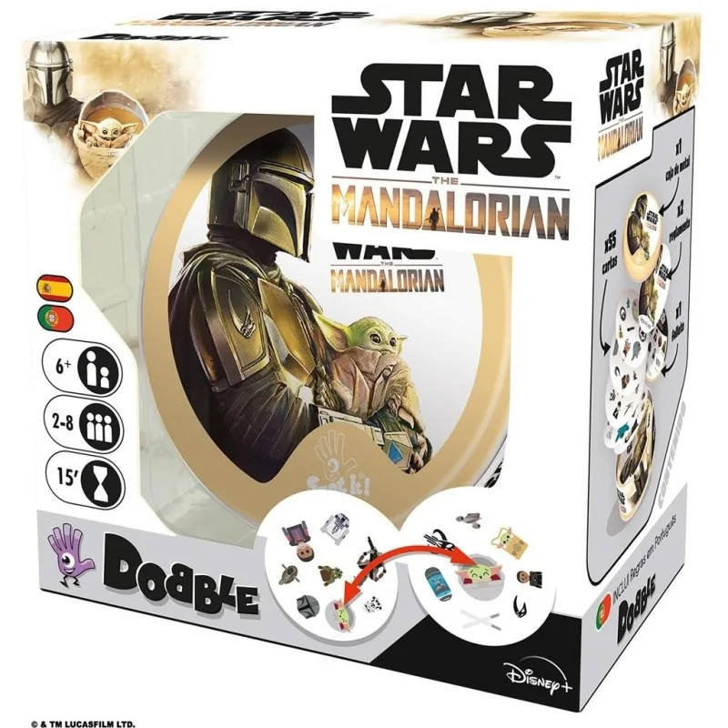 Dobble Star Wars Mandalorian de Zygomatic en Juegos de Cartas | La Cueva Roja