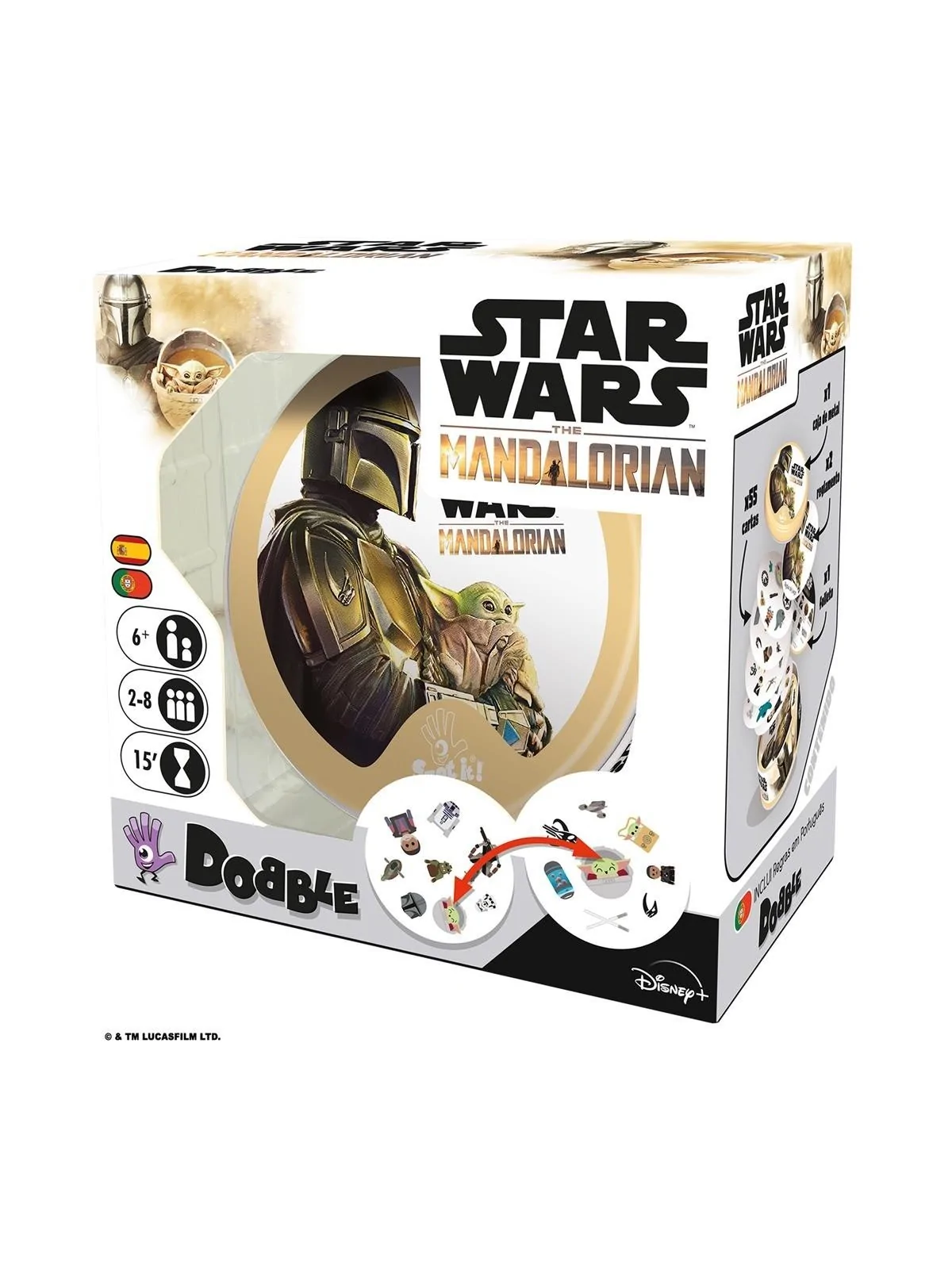 Dobble Star Wars Mandalorian de Zygomatic en Juegos de Cartas | La Cueva Roja