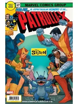 La Nueva Patrulla-X: Patrulla-X 17 Portada Alternativa Disney Stitch de Panini Comics en Cómics Americano | La Cueva Roja