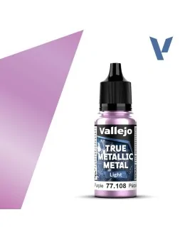 Púrpura Amatista True Metallic Metal Light Vallejo 18ml (77108) de Vallejo en True Metallic Metal | La Cueva Roja
