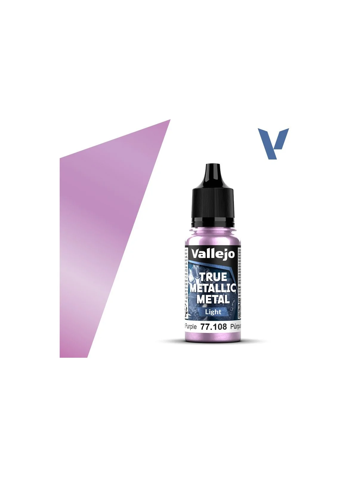 Púrpura Amatista True Metallic Metal Light Vallejo 18ml (77108) de Vallejo en True Metallic Metal | La Cueva Roja