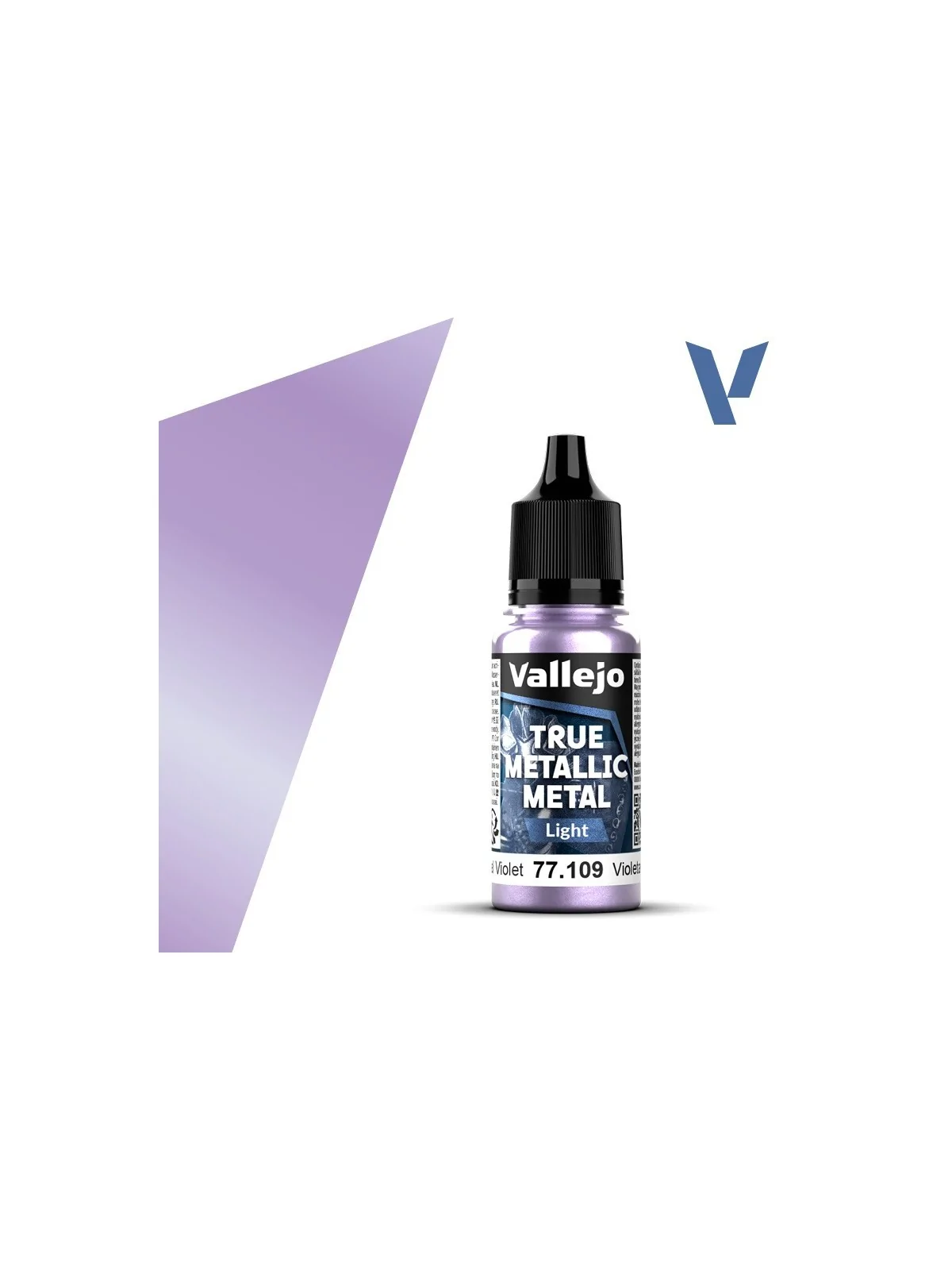 Violeta Celestial True Metallic Metal Light Vallejo 18ml (77109) de Vallejo en True Metallic Metal | La Cueva Roja