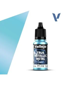 Turquesa Hidra True Metallic Metal Light Vallejo 18ml (77112) de Vallejo en True Metallic Metal | La Cueva Roja