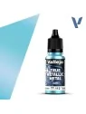 Turquesa Hidra True Metallic Metal Light Vallejo 18ml (77112) de Vallejo en True Metallic Metal | La Cueva Roja