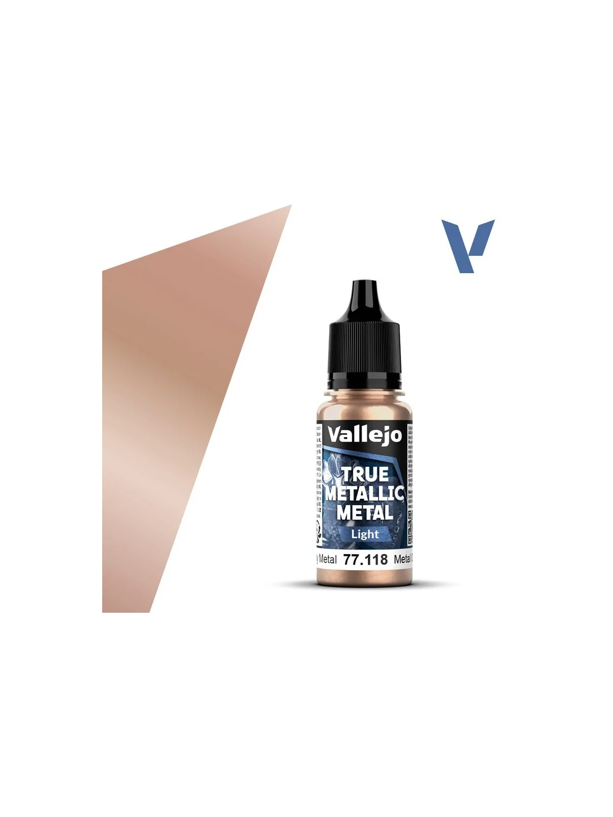 Metal Oxidado True Metallic Metal Light Vallejo 18ml (77118) de Vallejo en True Metallic Metal | La Cueva Roja