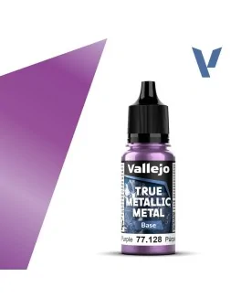 Púrpura Amatista True Metallic Metal Base Vallejo 18ml (77128) de Vallejo en True Metallic Metal | La Cueva Roja