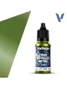 Verde Ámbar True Metallic Metal Base Vallejo 18ml (77135) de Vallejo en True Metallic Metal | La Cueva Roja