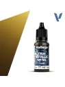 Amarillo Radiante True Metallic Metal Shade Vallejo 18ml (77142) de Vallejo en True Metallic Metal | La Cueva Roja