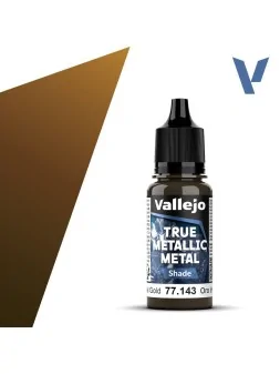 Oro Imperial True Metallic Metal Shade Vallejo 18ml (77143) de Vallejo en True Metallic Metal | La Cueva Roja