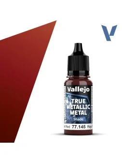Rojo Forjado True Metallic Metal Shade Vallejo 18ml (77145) de Vallejo en True Metallic Metal | La Cueva Roja