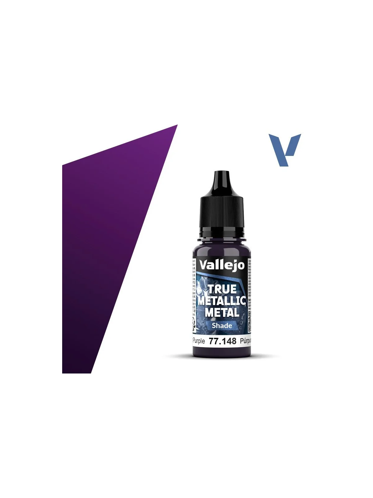 Púrpura Amatista True Metallic Metal Shade Vallejo 18ml (77148) de Vallejo en True Metallic Metal | La Cueva Roja