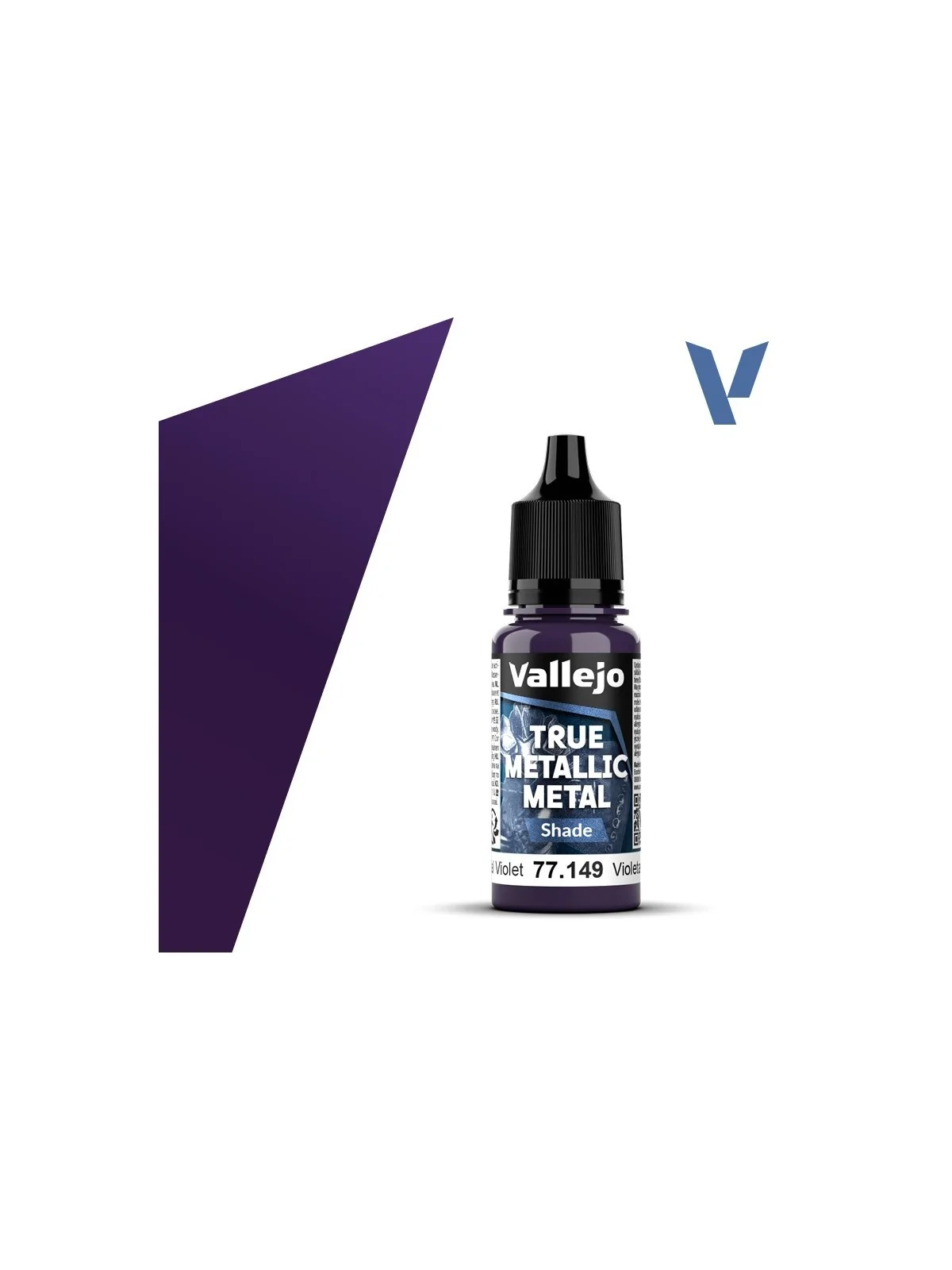 Violeta Celestial True Metallic Metal Shade Vallejo 18ml (77149) de Vallejo en True Metallic Metal | La Cueva Roja