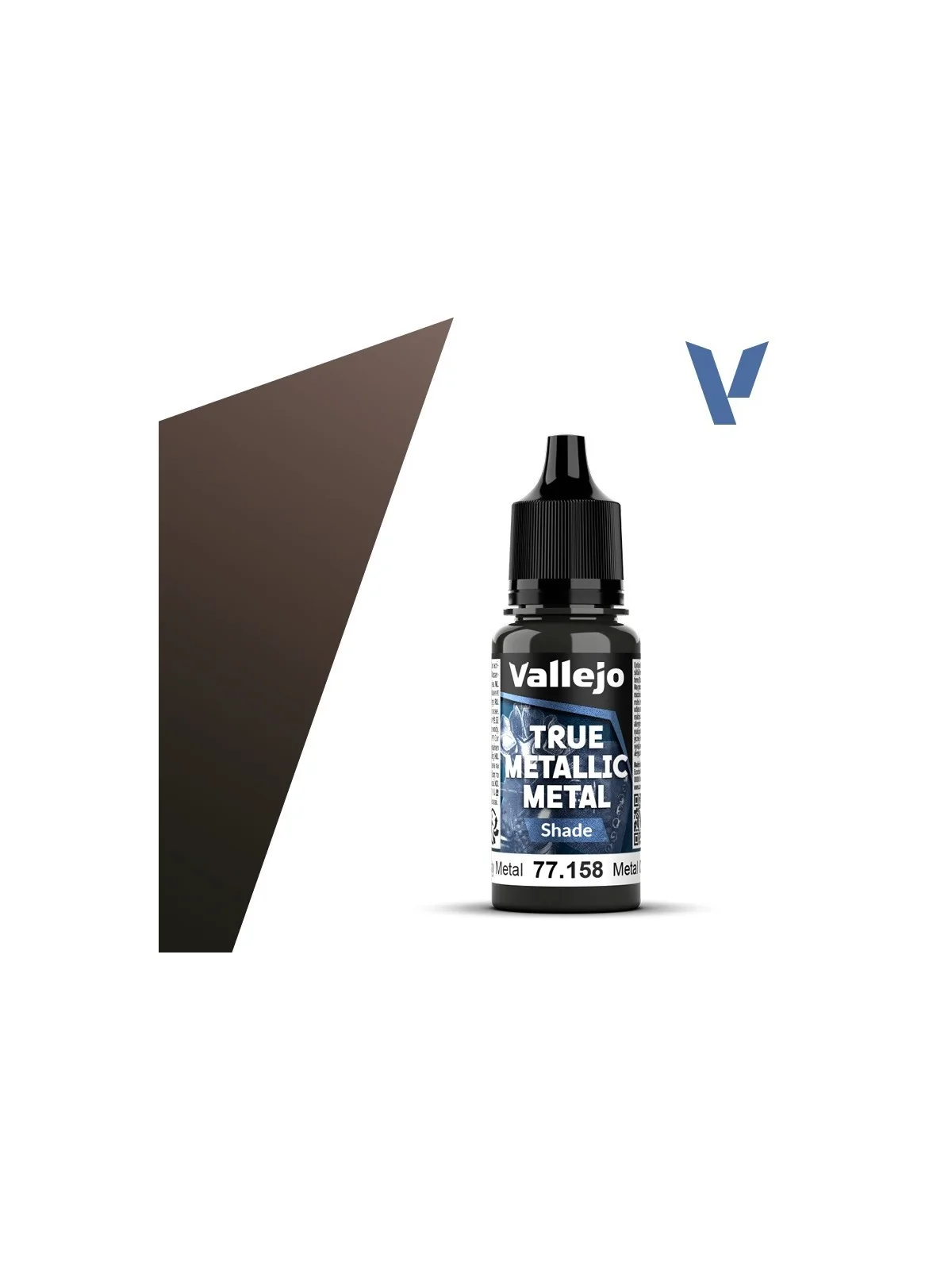 Metal Oxidado True Metallic Metal Shade Vallejo 18ml (77158) de Vallejo en True Metallic Metal | La Cueva Roja