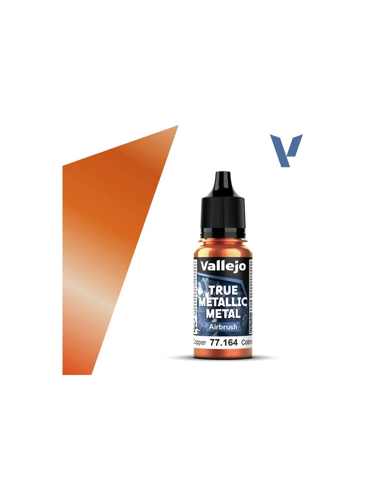 Cobre Antiguo True Metallic Metal Airbrush Vallejo 18ml (77164) de Vallejo en True Metallic Metal | La Cueva Roja