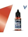 Rojo Forjado True Metallic Metal Airbrush Vallejo 18ml (77165) de Vallejo en True Metallic Metal | La Cueva Roja