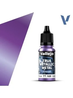 Violeta Celestial True Metallic Metal Airbrush Vallejo 18ml (77169) de Vallejo en True Metallic Metal | La Cueva Roja