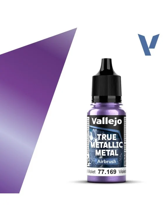 Violeta Celestial True Metallic Metal Airbrush Vallejo 18ml (77169) de Vallejo en True Metallic Metal | La Cueva Roja