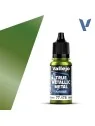 Verde Ámbar True Metallic Metal Airbrush Vallejo 18ml (77175) de Vallejo en True Metallic Metal | La Cueva Roja