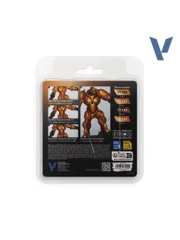 Set 4 Colores Oro Imperial True Metallic Metal Vallejo 18ml (77252) de Vallejo en True Metallic Metal | La Cueva Roja