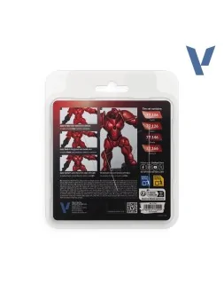 Set 4 Colores Rojo Rubí True Metallic Metal Vallejo 18ml (77254) de Vallejo en True Metallic Metal | La Cueva Roja
