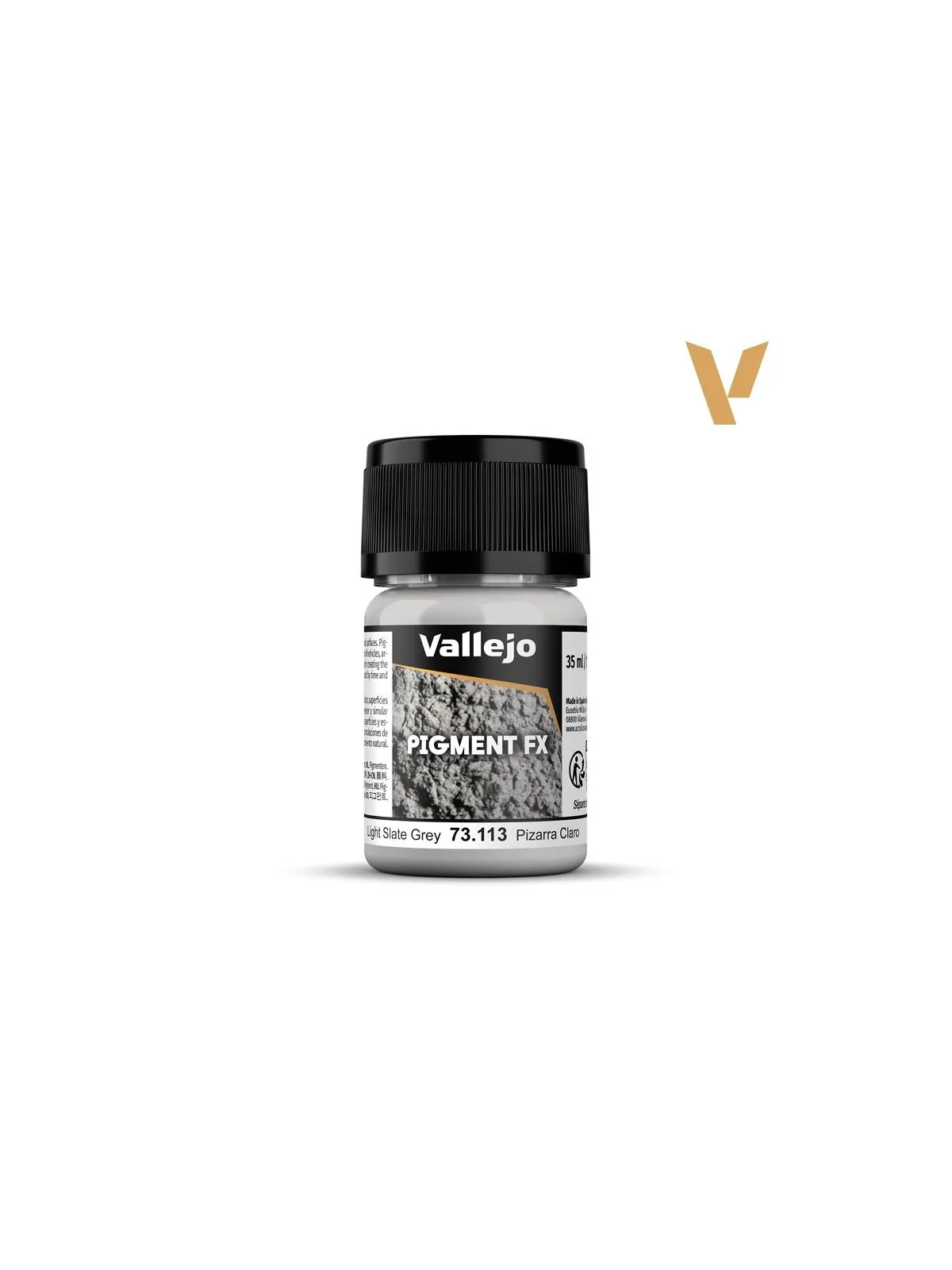 Pizarra Claro Pigment Fx Vallejo 35ml (73113) de Vallejo en Pigment FX | La Cueva Roja