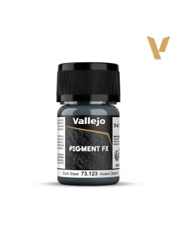 Acero Oscuro Pigment Fx Vallejo 35ml (73123) de Vallejo en Pigment FX | La Cueva Roja