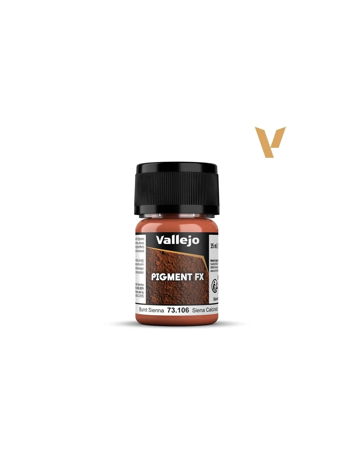 Siena Calcinado Pigment Fx Vallejo 35ml (73106) de Vallejo en Pigment FX | La Cueva Roja