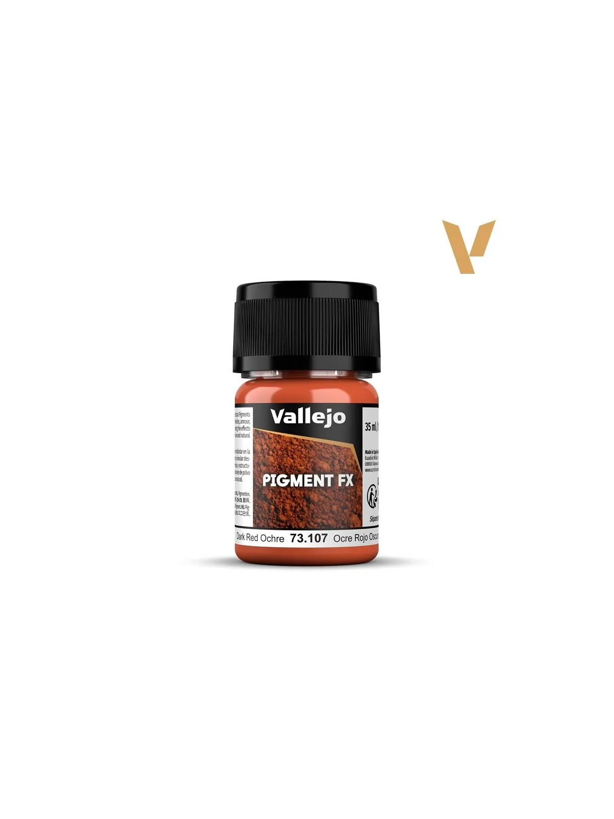 Ocre Rojo Oscuro Pigment Fx Vallejo 35ml (73107) de Vallejo en Pigment FX | La Cueva Roja