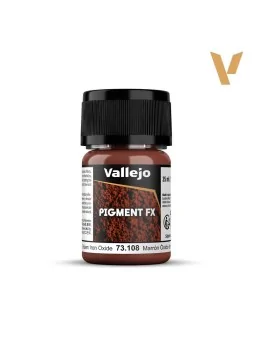 Marrón Óxido de Hierro Pigment Fx Vallejo 35ml (73108) de Vallejo en Pigment FX | La Cueva Roja